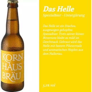Kornhausbräu Hell 6 x 33 cl. (33 Stk.)