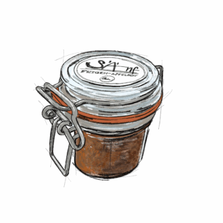 Feigen- und Apfelsenf Jumi 100gr. (100 Stk.)