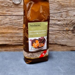 Biofarm Sonnenblumenkerne CH Knospe, Beutel 350g