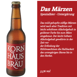 Kornhausbräu Märzen 6 x 33 cl. (33 Stk.)